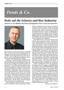 Stolz auf die Schweiz und ihre Industrie